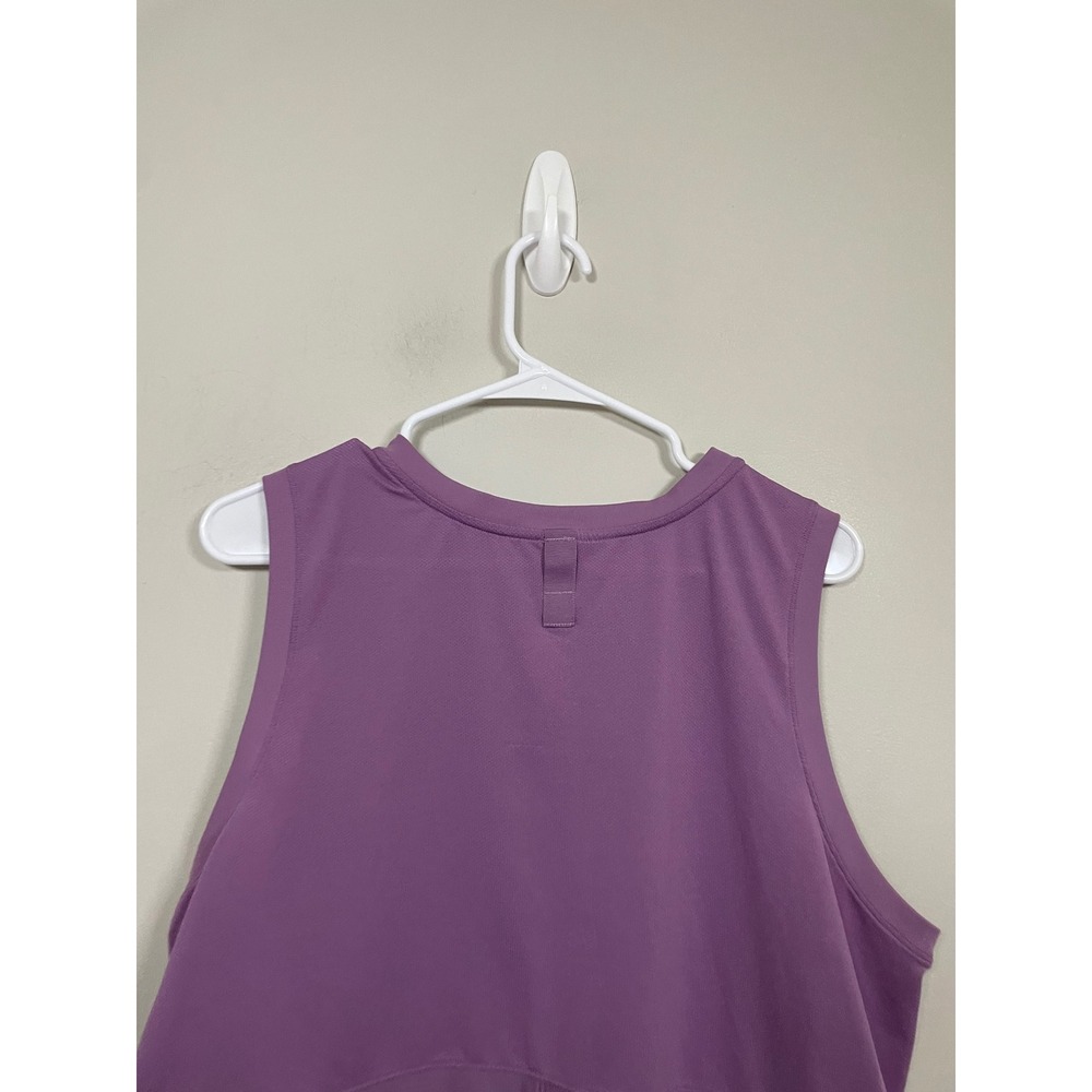 Lululemon Mesh Back Cropped Train Tank Top in Wisteria Purple Athleisure Active - Picture 6 of 8